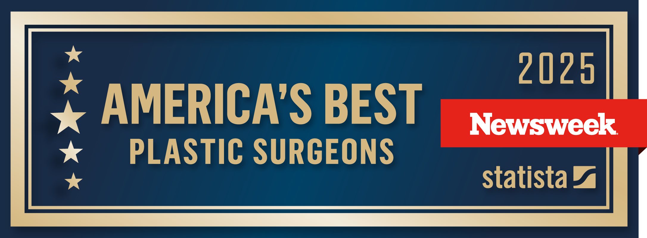 Voted top surgeon in 2022, 2023, 2024, and 2025